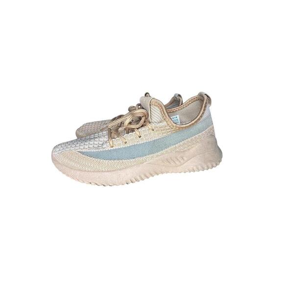 Danskin Pink Ecstatic Lace Up Shoes Women's Size 7 Sneakers Athletic Sporty - Picture 1 of 6